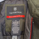 Second-Hand - Victorinox Olive Quilted Winter Outdoors Jacket Size M - SwapUp