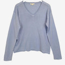 Second-Hand - Humidity Sky Blue Relaxed Knit Top Size S - SwapUp