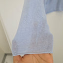 Second-Hand - Humidity Sky Blue Relaxed Knit Top Size S - SwapUp