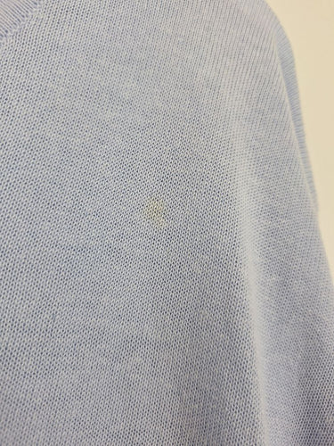 Second-Hand - Humidity Sky Blue Relaxed Knit Top Size S - SwapUp