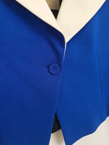 Second-Hand - Carla Zampatti Ocean Ponte Mod Jacket Size 14 - SwapUp