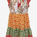Second-Hand - Lulalife Patchwork Floral Summer Mini Dress Size S - SwapUp