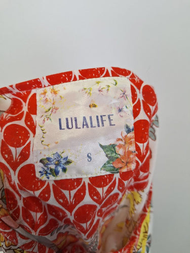 Second-Hand - Lulalife Patchwork Floral Summer Mini Dress Size S - SwapUp