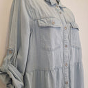 Second-Hand - Velvet Heart Light Chambray Tiered Shirt Dress Size S - SwapUp