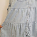 Second-Hand - Velvet Heart Light Chambray Tiered Shirt Dress Size S - SwapUp