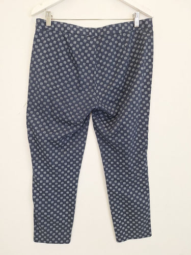 Second-Hand - French Connection Navy Classic Tapered Pants Size 12 - SwapUp