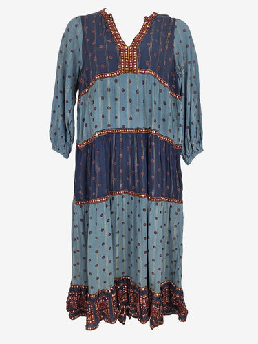 Foundling Boho Embellished Maxi Dress Size L