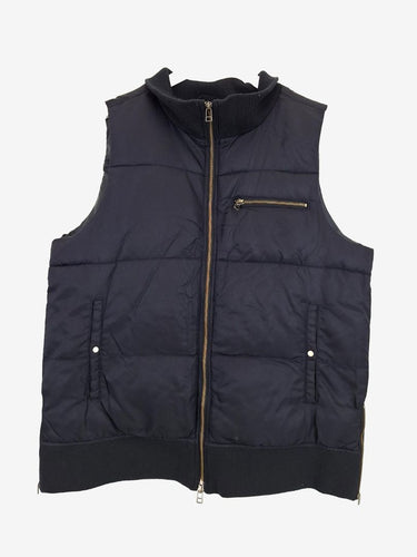 Country Road Navy Winter Oversized Style Essential Puffer Vest Size L