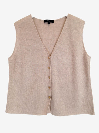 Saba Sparkling Champagne Stretch Vest Size L