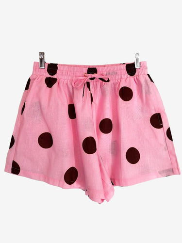 Assorted Brands Linen Blend Spotted Shorts Size 12