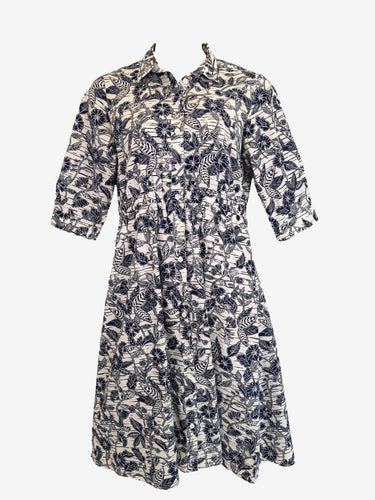 Trenery Tropical Blooming Flowers Maxi Dress Size 14