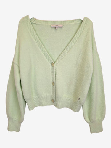Guess Mint Super Soft Feature Button Jumper Size M