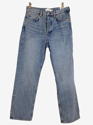 & Other Stories High Waisted Vintage Blue Jeans Size M