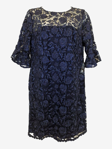Montique Lilybet Glistening Lace Mini Dress Size 20