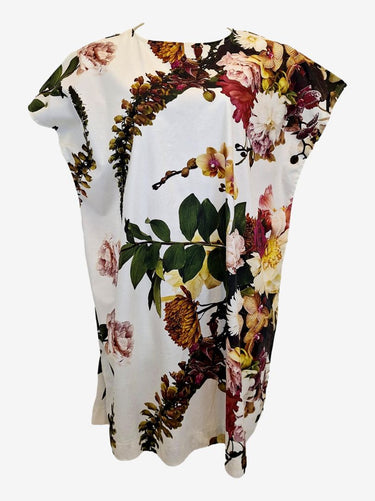 Kuwaii Statement Botanical Boxy Mini Dress Size 12