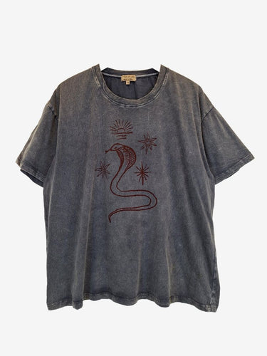 Tree of Life Snake Print T-shirt Size 18