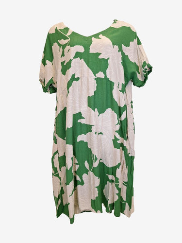 Clarity Effortless Green Breezy Midi Dress Size 3XL