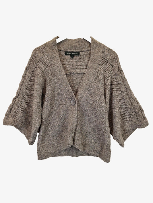 Laura Ashley Shimmer 3/4 Kimono Sleeve Cardigan Size S by SwapUp-Online Second Hand Store-Online Thrift Store