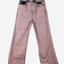 Second-Hand - Sass & Bide Swanky Pink Denim Flare Leg Jeans Size 6 - SwapUp