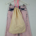 Second-Hand - Sass & Bide Swanky Pink Denim Flare Leg Jeans Size 6 - SwapUp