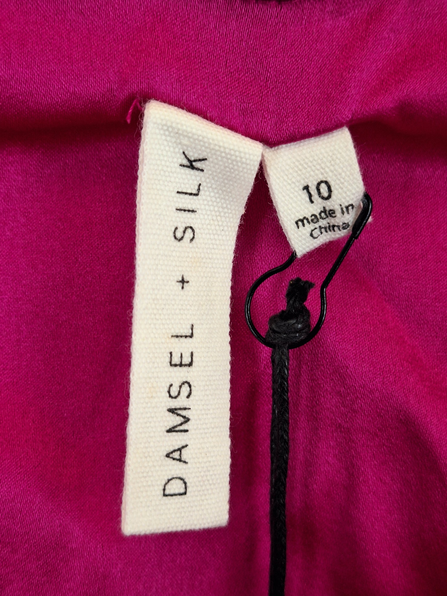 Damsel + Silk  Fuchsia Core Slip Top Size 10 by SwapUp-Online Second Hand Store-Online Thrift Store