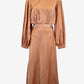 Pasduchas Luxuriant Sleeve Dusty Pink Midi Dress Size 10 by SwapUp-Online Second Hand Store-Online Thrift Store