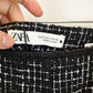 Zara Checked Jacquard Straight Leg Pants Size S by SwapUp-Online Second Hand Store-Online Thrift Store