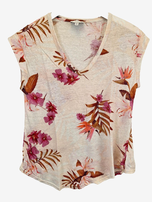Witchery Essential Comfy Floral Jersey Top Size XS by SwapUp-Online Second Hand Store-Online Thrift Store