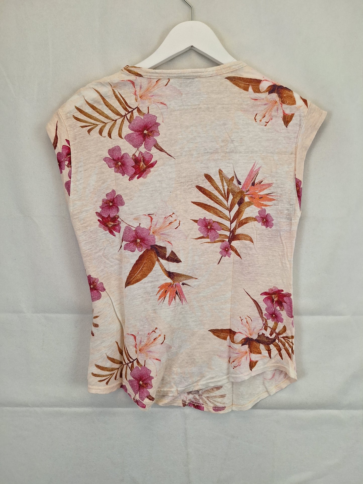 Witchery Essential Comfy Floral Jersey Top Size XS by SwapUp-Online Second Hand Store-Online Thrift Store
