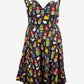 Laurina Jean Retro Russian Doll Retro A-line Midi Dress Size 24 by SwapUp-Online Second Hand Store-Online Thrift Store