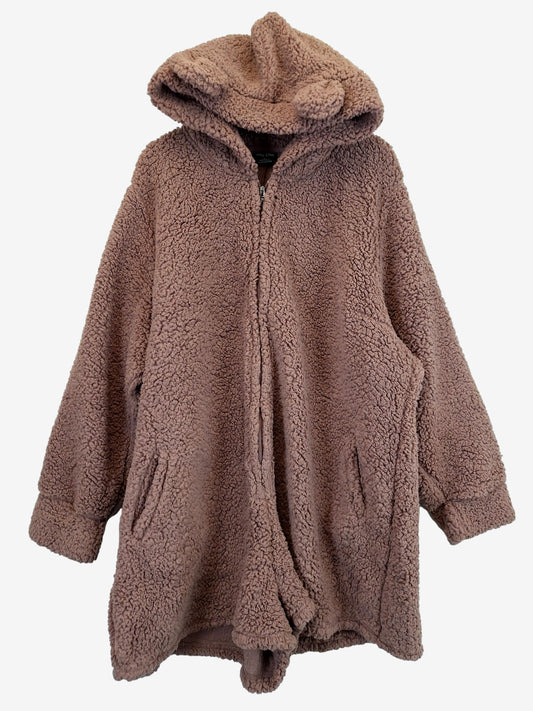 City Chic Mauve Cozy Oversized Teddy Jumper Size XL by SwapUp-Online Second Hand Store-Online Thrift Store