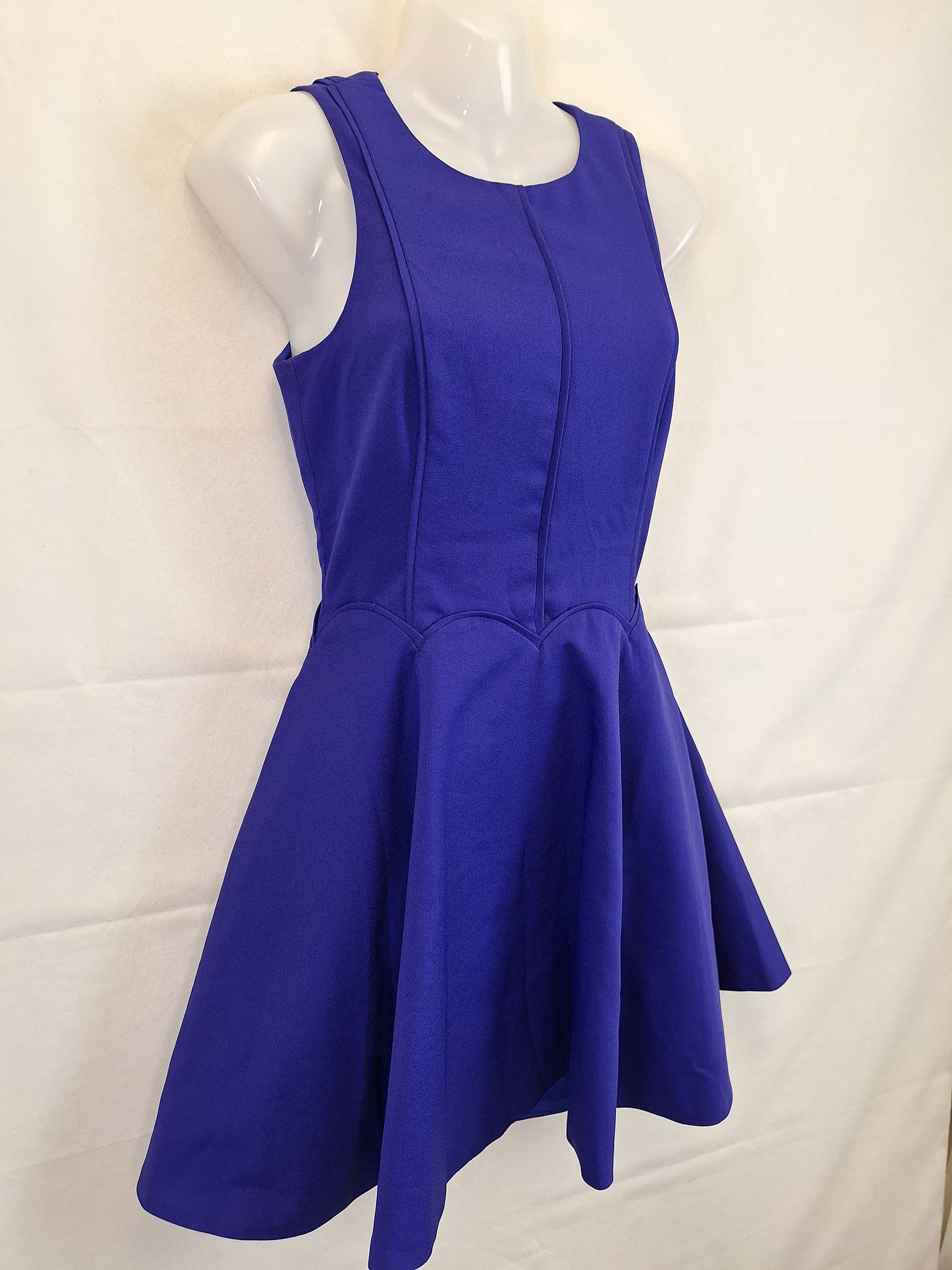 Keepsake A Line Indigo Cocktail Mini Dress Size S by SwapUp-Online Second Hand Store-Online Thrift Store