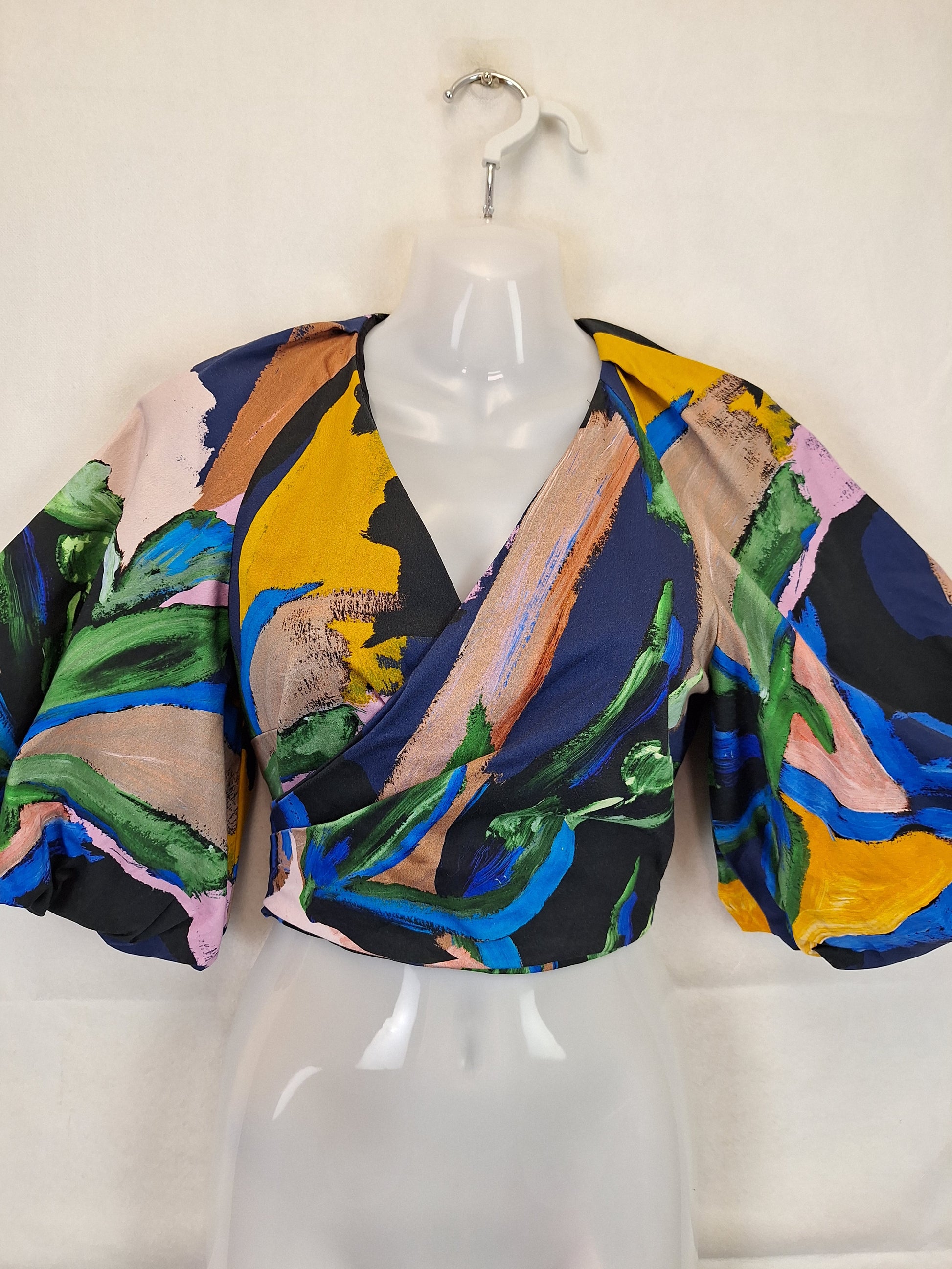 Sheike Artistic Wrap Crop Top Size 8 by SwapUp-Online Second Hand Store-Online Thrift Store