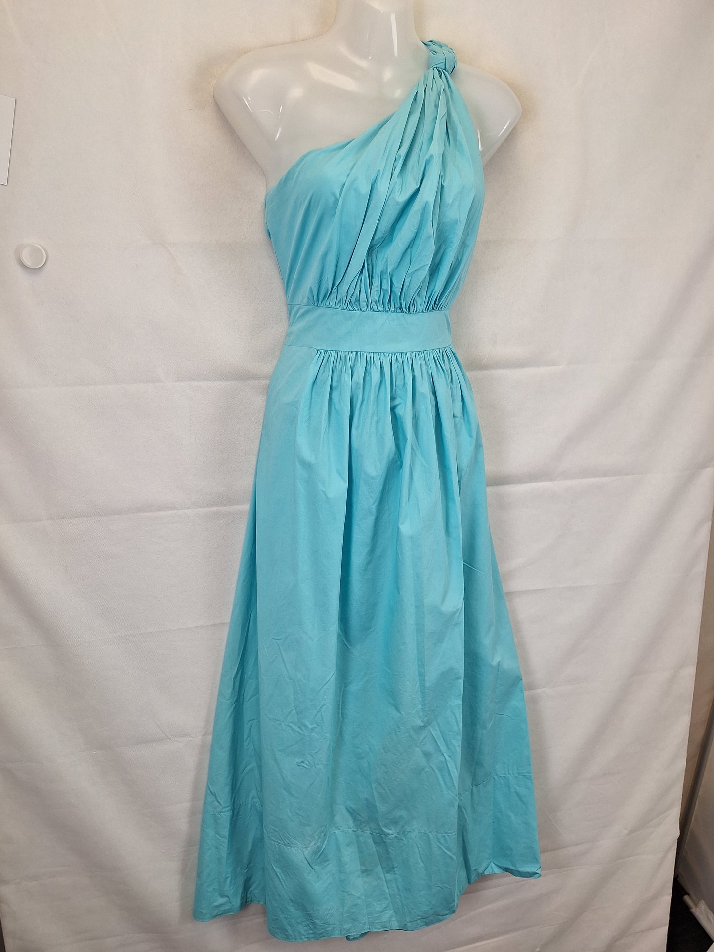 Sheike Formal Gathered One Shoulder Maxi Dress Size 10 by SwapUp-Online Second Hand Store-Online Thrift Store