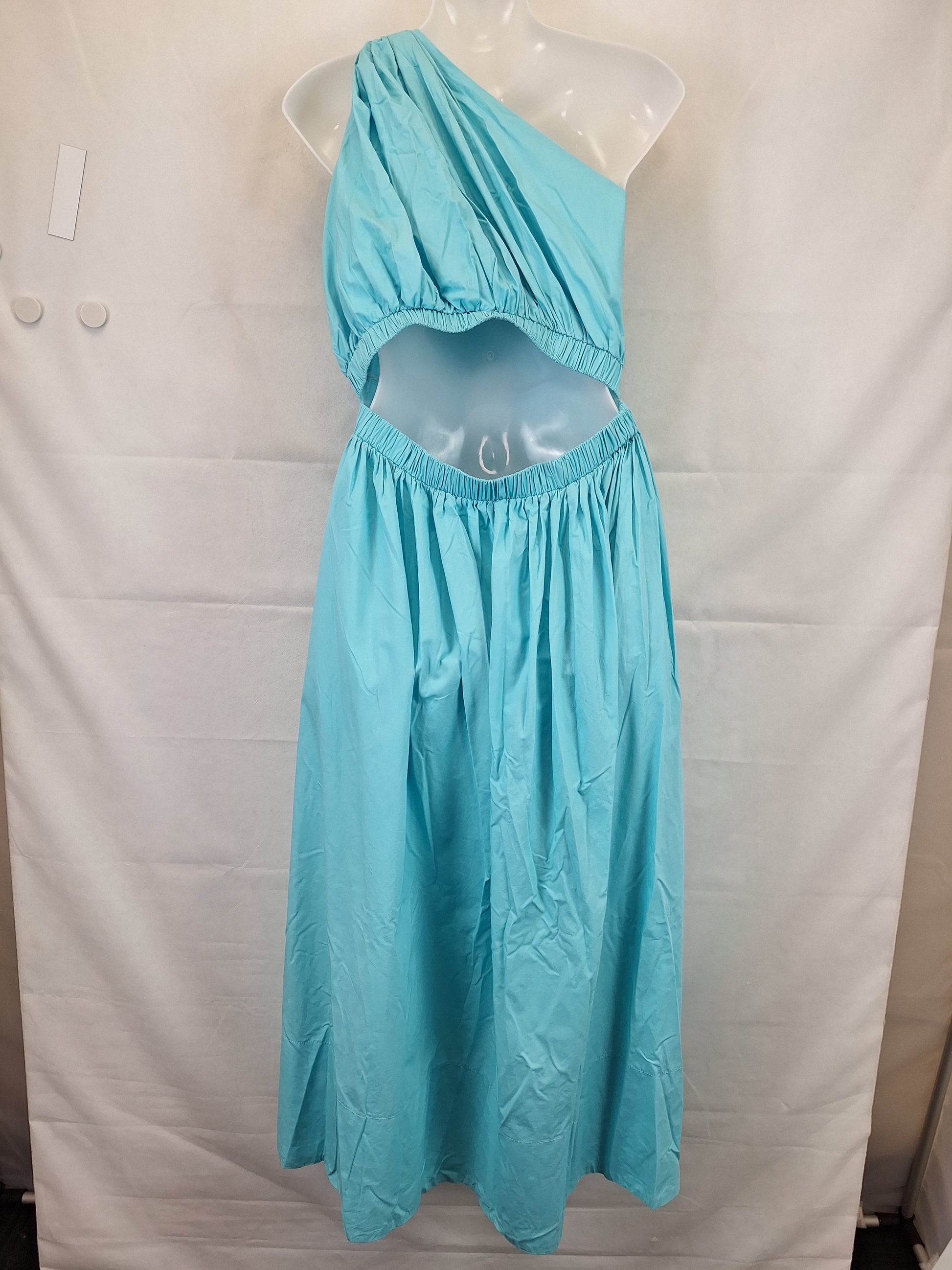 Sheike Formal Gathered One Shoulder Maxi Dress Size 10 by SwapUp-Online Second Hand Store-Online Thrift Store