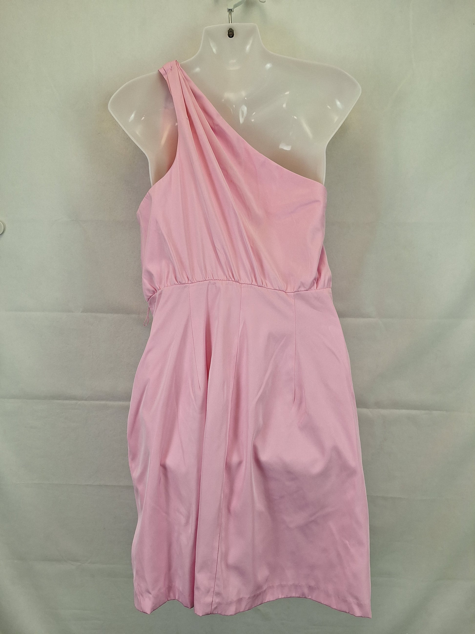 Sheike Romantic One Shoulder Bow Mini Dress Size 10 by SwapUp-Online Second Hand Store-Online Thrift Store