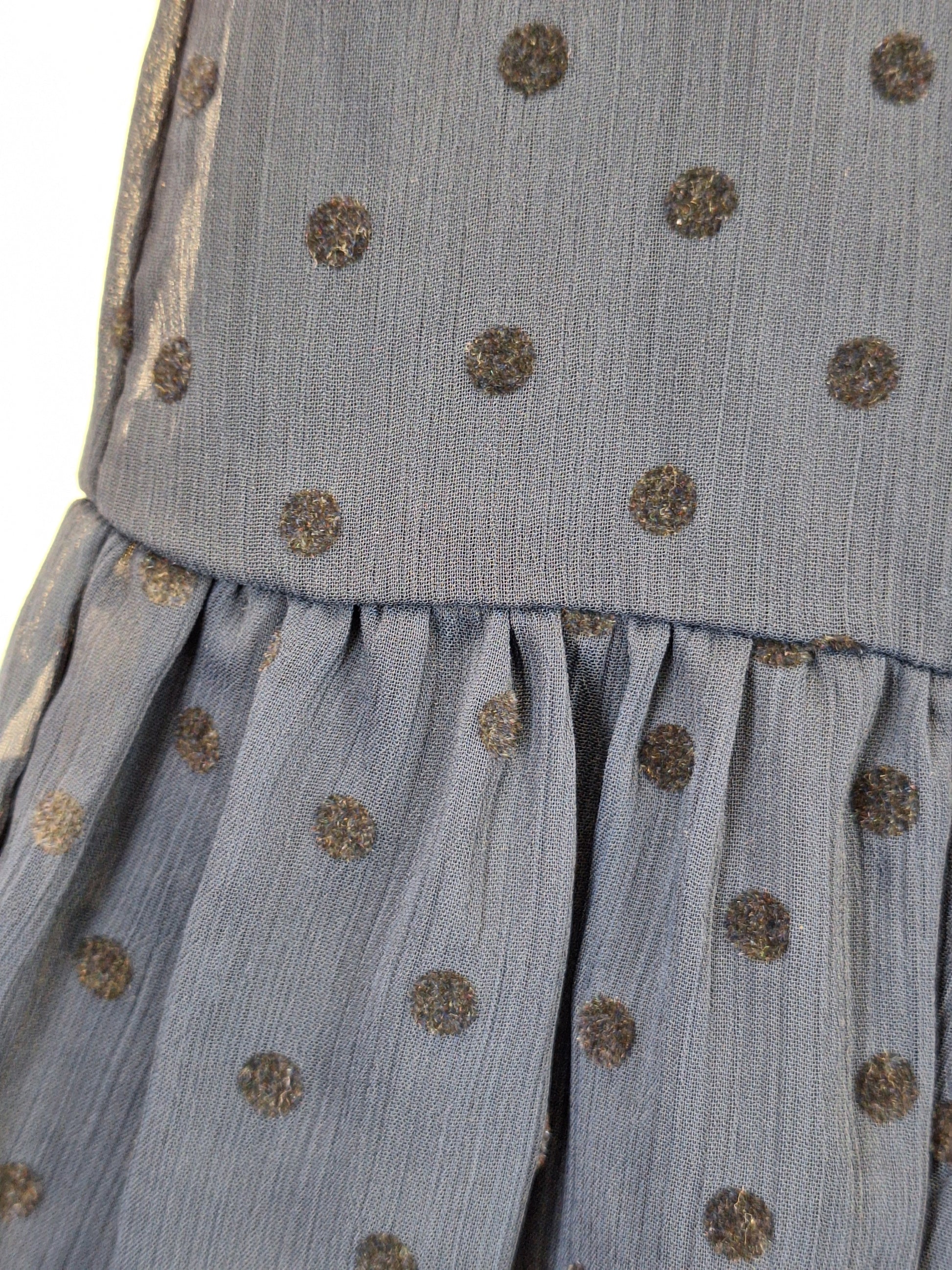 Liz Jordan Classic Polka Dot Tiered Midi Skirt Size 8 by SwapUp-Online Second Hand Store-Online Thrift Store