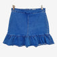 Seed Classic Ruffle Hem Denim Mini Skirt Size 12 by SwapUp-Online Second Hand Store-Online Thrift Store