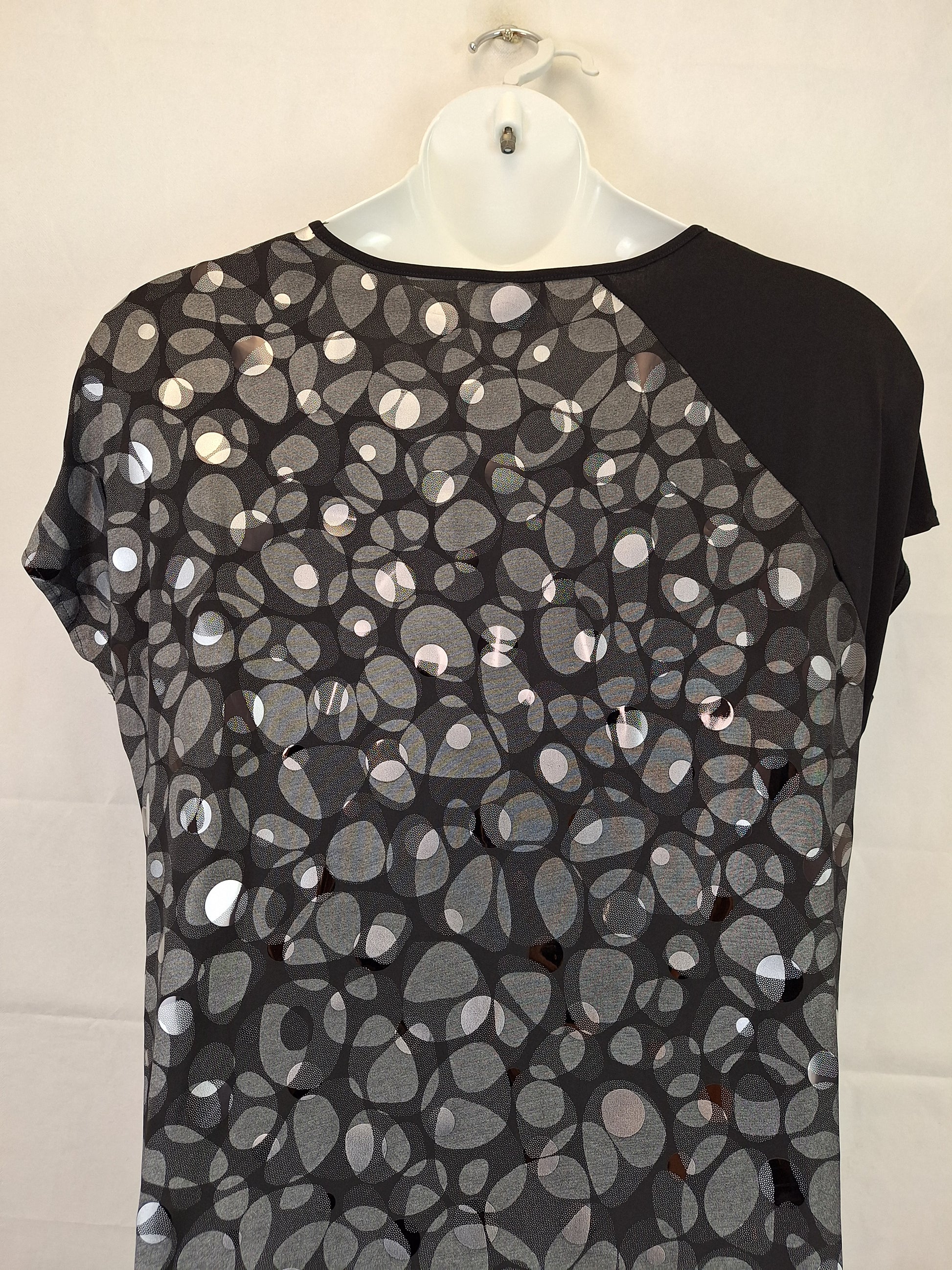 Taking Shape Everyday Round Neck Sequin Midi Dress Size 16 by SwapUp-Online Second Hand Store-Online Thrift Store