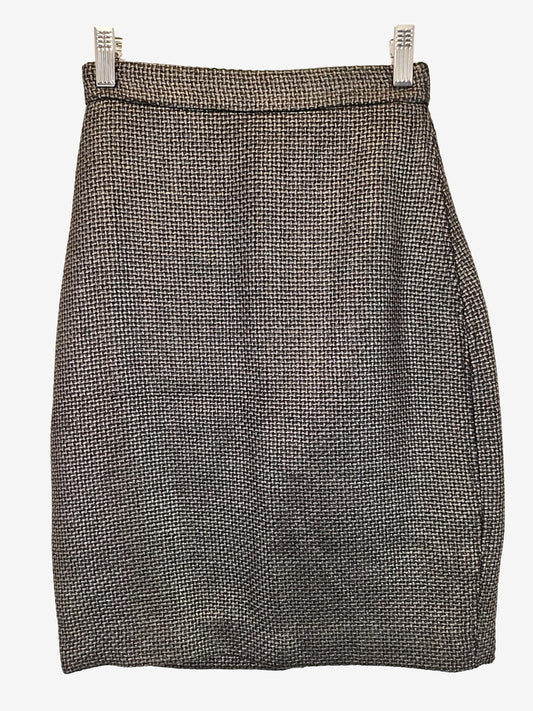 Banana Republic Metallic Pencil Midi Skirt Size 6 by SwapUp-Online Second Hand Store-Online Thrift Store