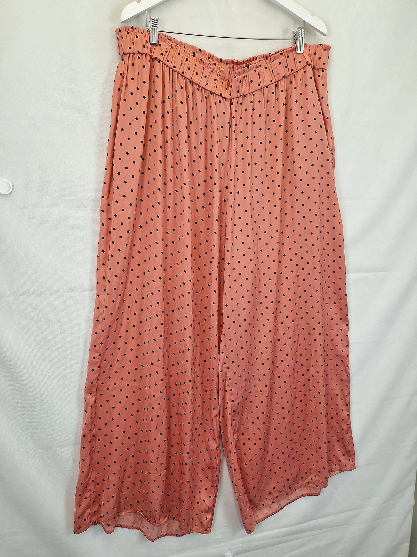 Summersalt Salmon Spotted Palazzo  Pants Size XXL by SwapUp-Online Second Hand Store-Online Thrift Store