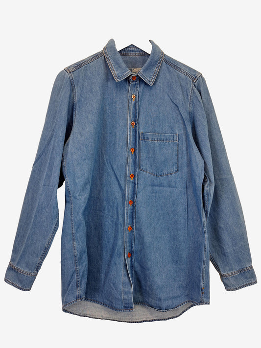 Irving & Powell Classic Denim Staple Shirt Size M by SwapUp-Online Second Hand Store-Online Thrift Store