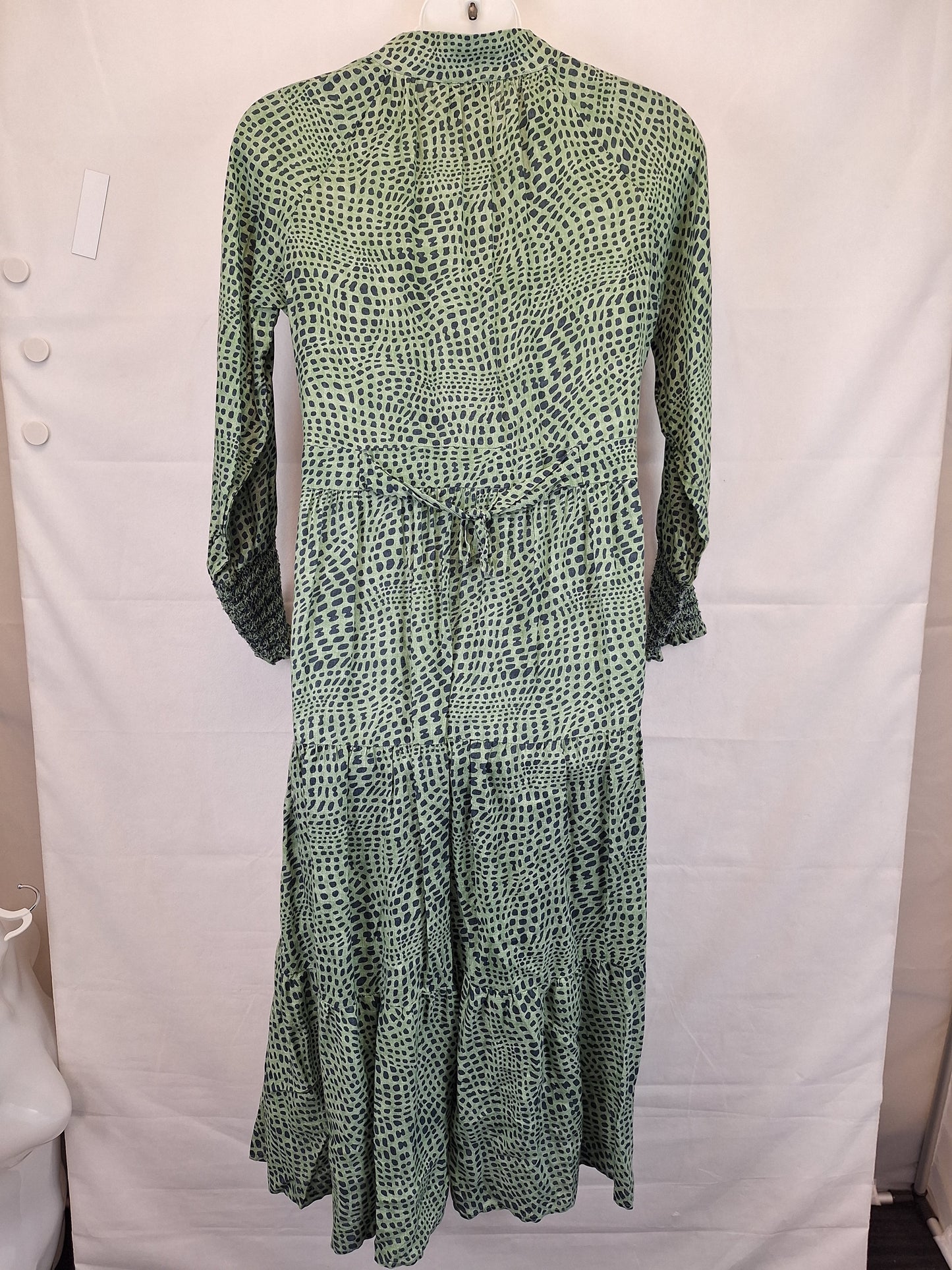 The Dreamer Label Sage Tiered Spotty Midi Dress Size M by SwapUp-Online Second Hand Store-Online Thrift Store