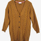 Obus Long Line Oversized Cable Knit Cardigan Size 8 by SwapUp-Online Second Hand Store-Online Thrift Store