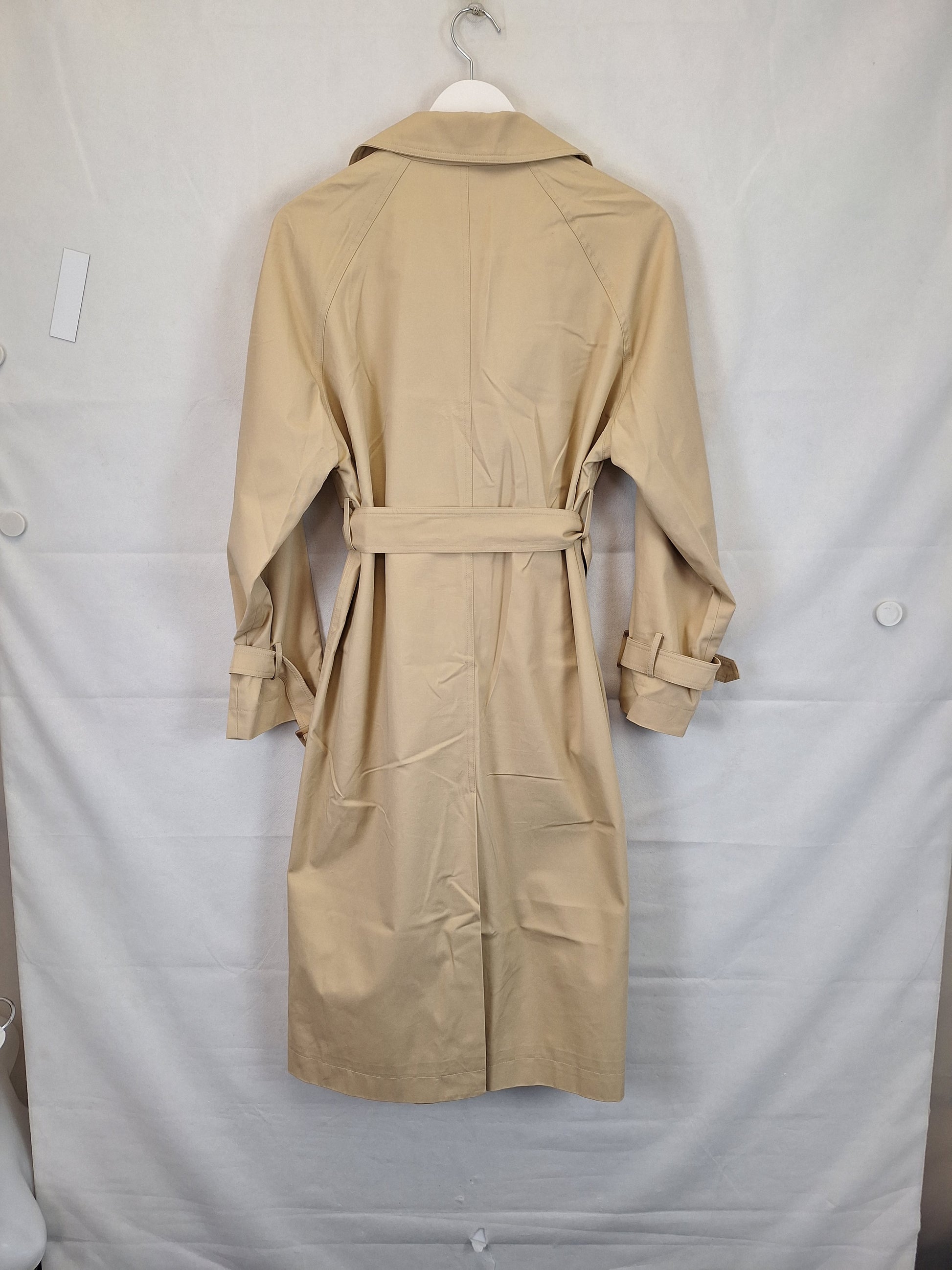 The Curated Classic Tied Waist Trench Coat Size S by SwapUp-Online Second Hand Store-Online Thrift Store
