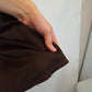 Judith Malcolm Chocolate Panelled A-line Midi Skirt Size 14 by SwapUp-Online Second Hand Store-Online Thrift Store