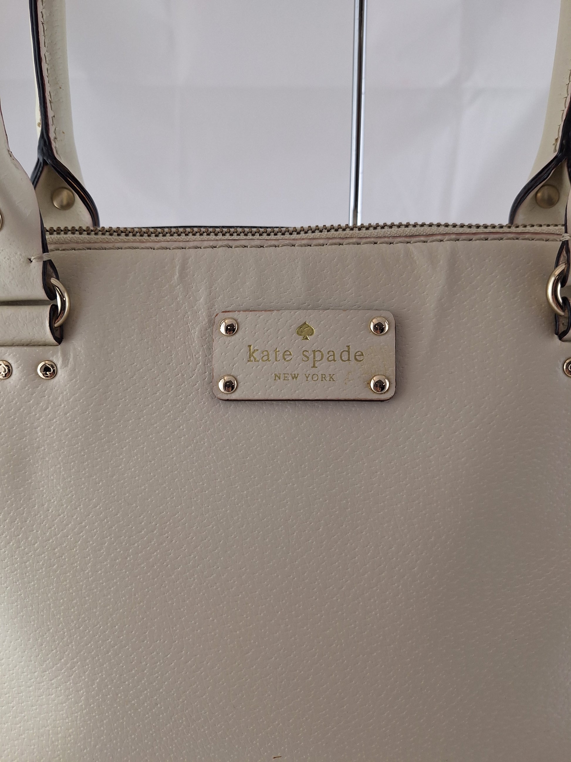 Kate Spade Chalk Wellesley Rachelle Satchel Bag Bag by SwapUp-Online Second Hand Store-Online Thrift Store