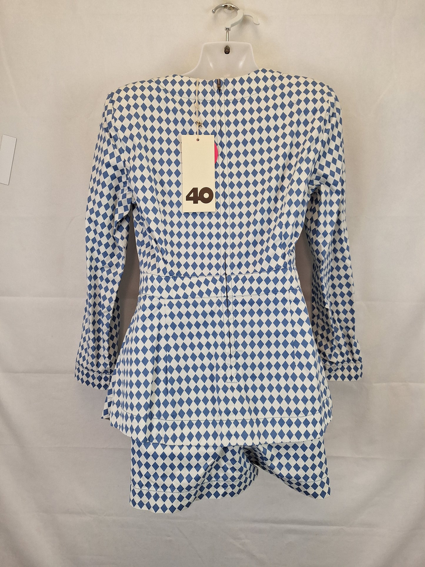 Sass & Bide Geometric New Rules Denim Mini Playsuit Size 10 by SwapUp-Online Second Hand Store-Online Thrift Store