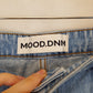 MOOD.DNM Mid Blue Straight Split Cuff Denim Jeans Size 16 by SwapUp-Online Second Hand Store-Online Thrift Store
