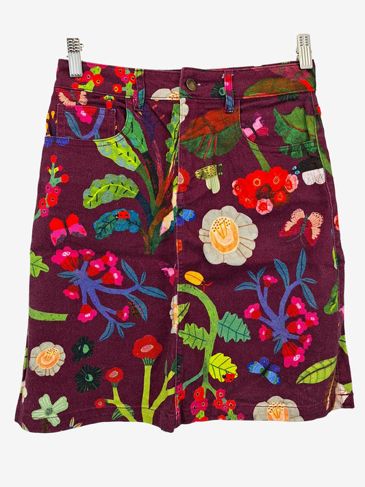 Gorman Essential Abstract Mini Skirt Size 8 by SwapUp-Online Second Hand Store-Online Thrift Store